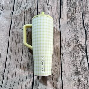 BrüMate Rare Discontinued Green Checkered Era 40 oz Leakproof Tumbler